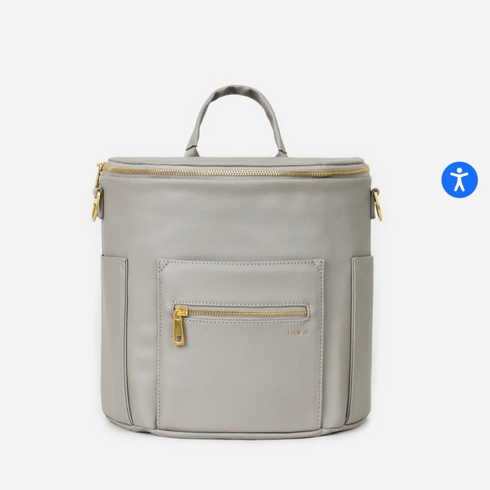 Fawn Design diaper bag Mini - color grey